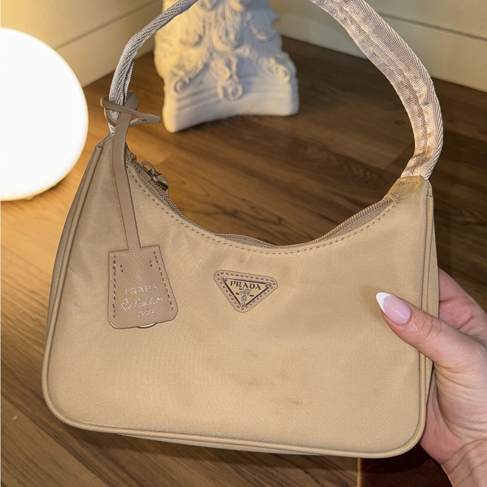 Prada Tan Shoulder Bag